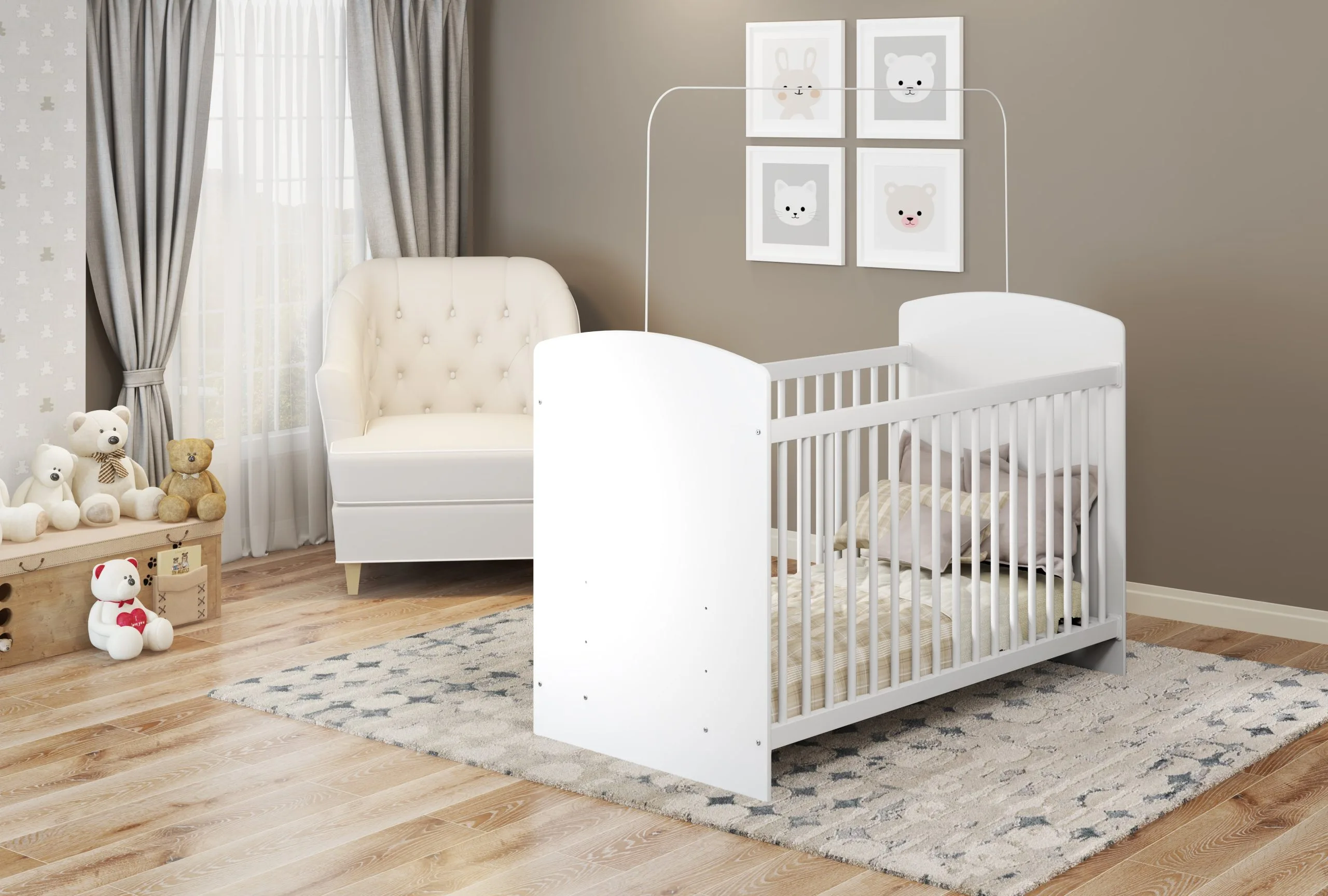 Basic Standard Baby Cot - Image 2