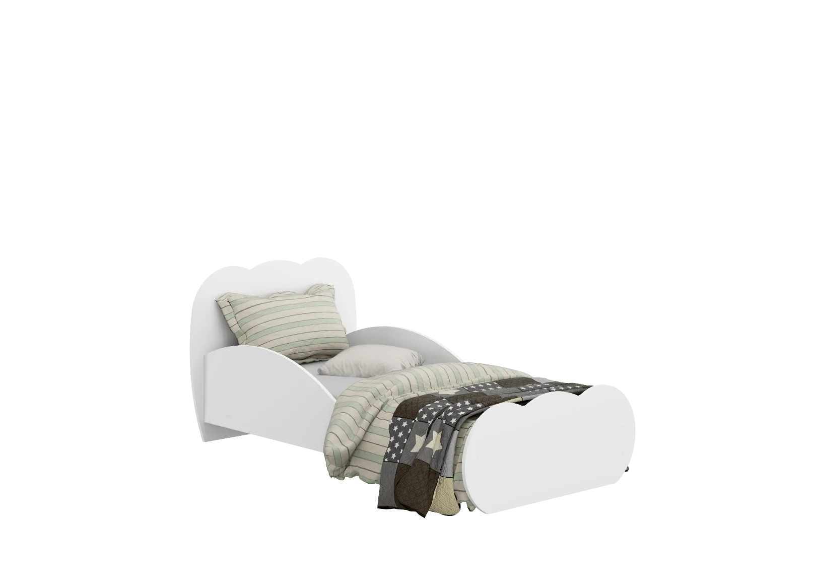 Cloud Toddler Bed White - Image 3