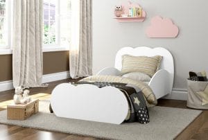 Cloud Toddler Bed White