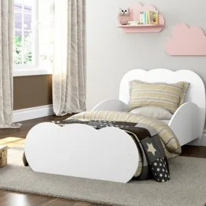 Cloud Toddler Bed White