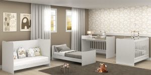 Blanco Large 4-in-1 Baby Cot