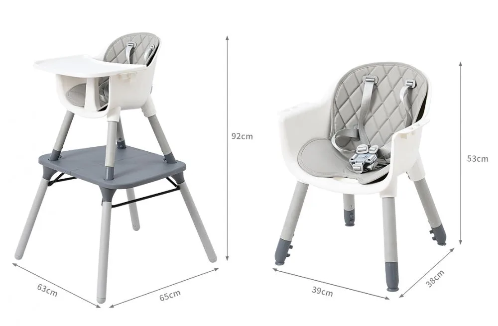 Feeding Chair 3 in 1 Pink - Image 5