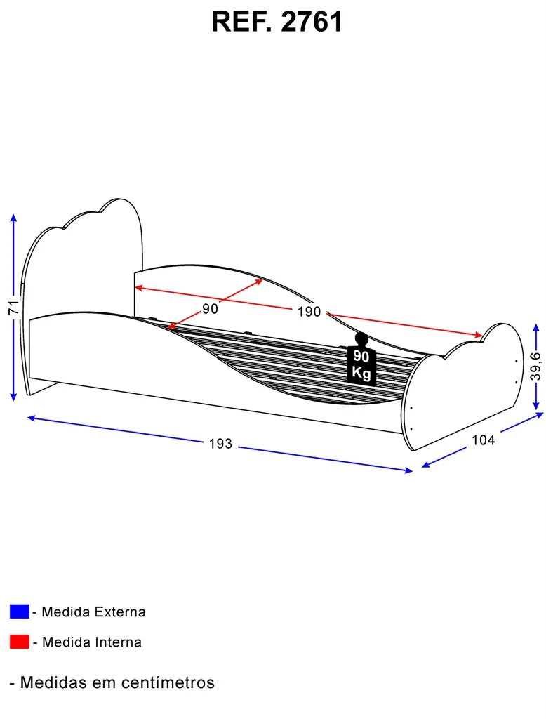Cloud Single Bed - Image 5