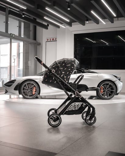 Belecoo X9 Prive Stroller - Gold Leaf - Image 4