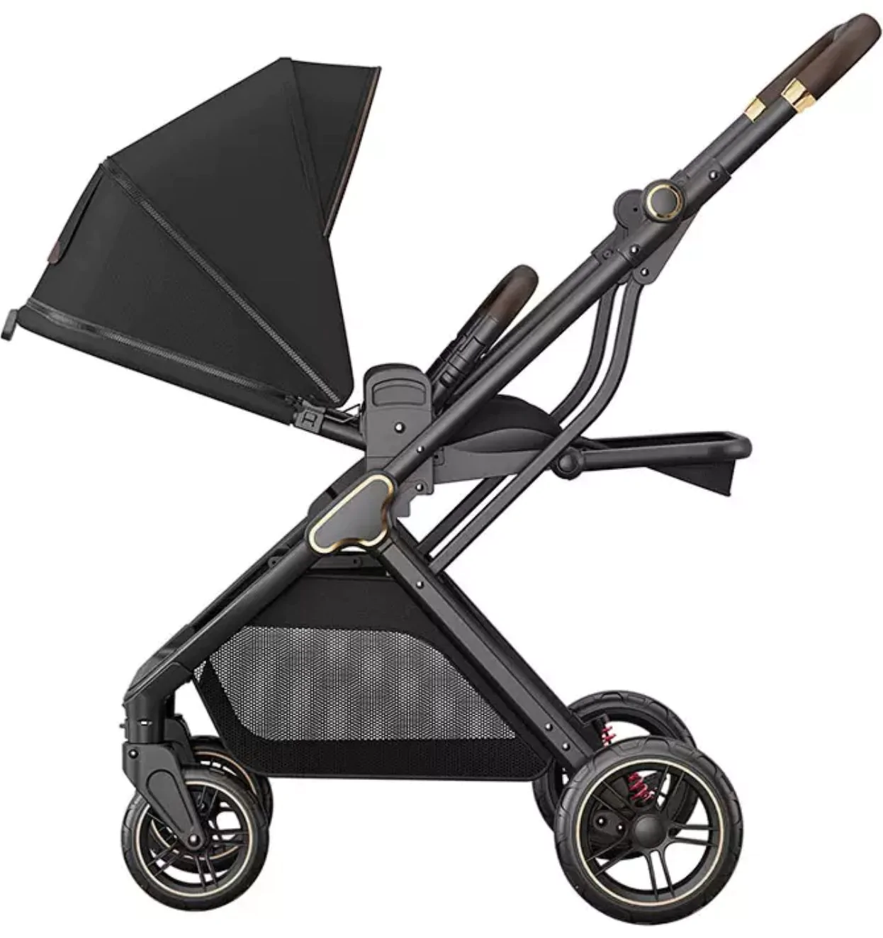 Belecoo X9 Prive Stroller - Black - Image 2