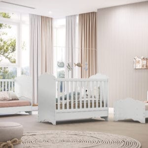 Cloud Standard 3-in-1 Baby Cot With Mattress