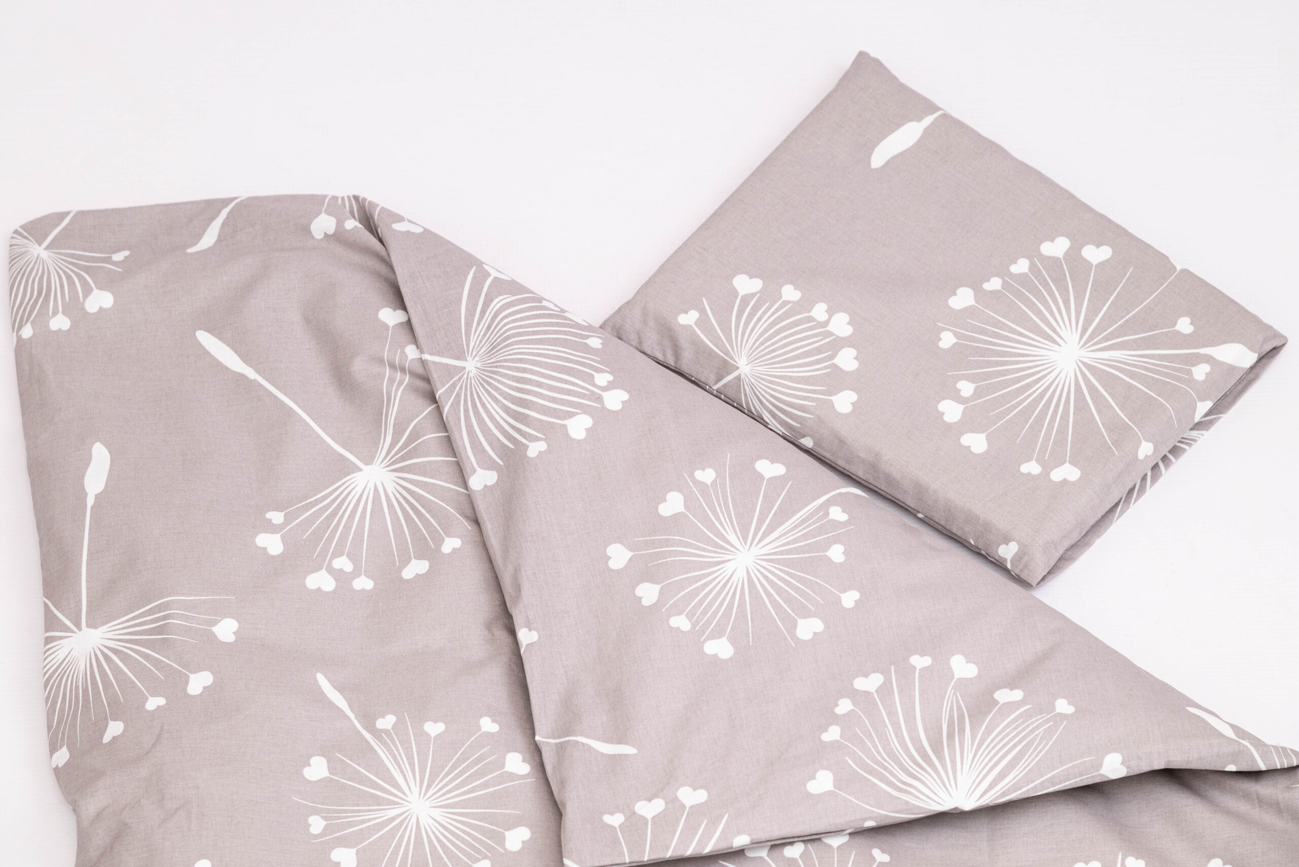 Baby Haven Cot Comforter Set Grey Dandelion INH Baby SA