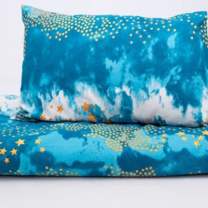 Baby Haven Toddler Bed Duvet Set - Blue With Stars