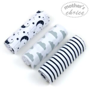 3 Pack Flannel Receivers 100% Cotton