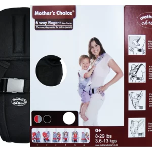 MC 6 Way Elegant Baby Carrier Black