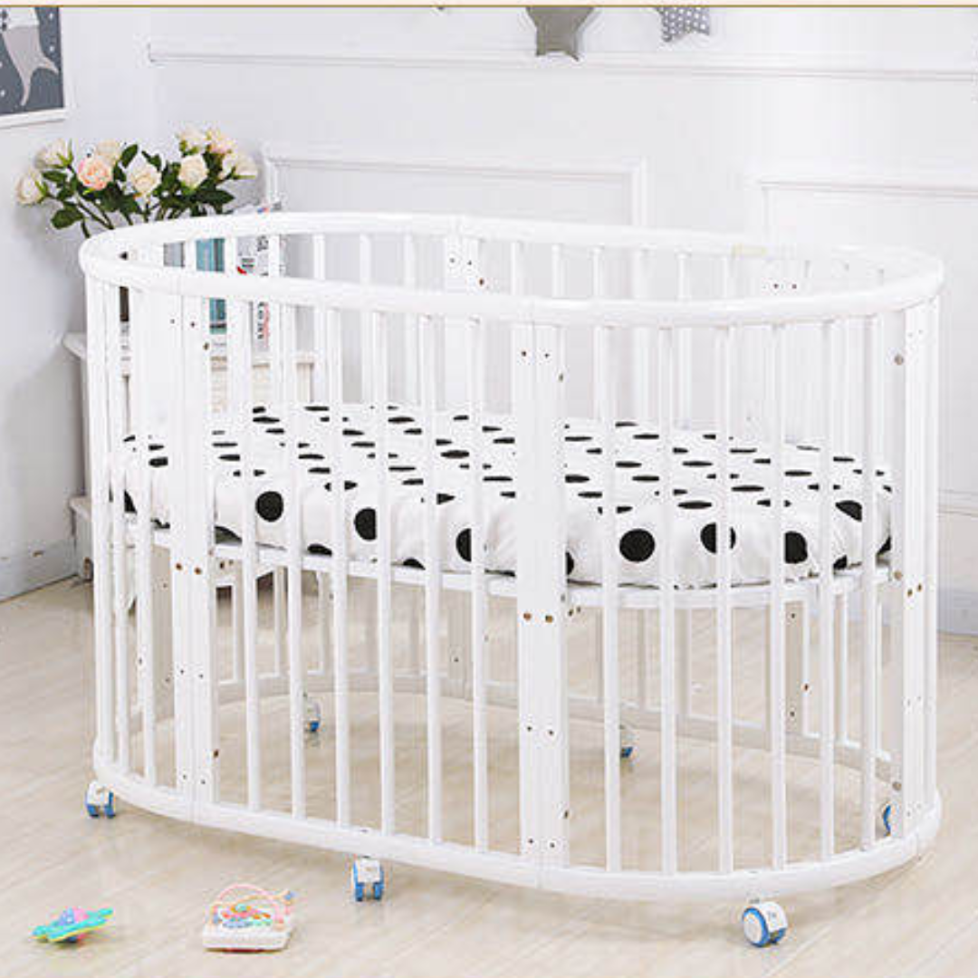 9-in-1 Oval Baby Cot
