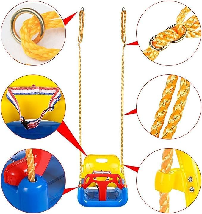 2in1 Kiddies Plastic Outdoor Swing - Image 2