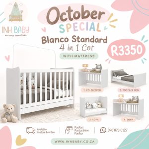 Blanco Standard 4-in-1 Baby Cot