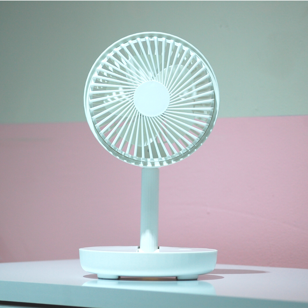 Compact Foldable Rechargeable Table Fan fs05 - Image 2