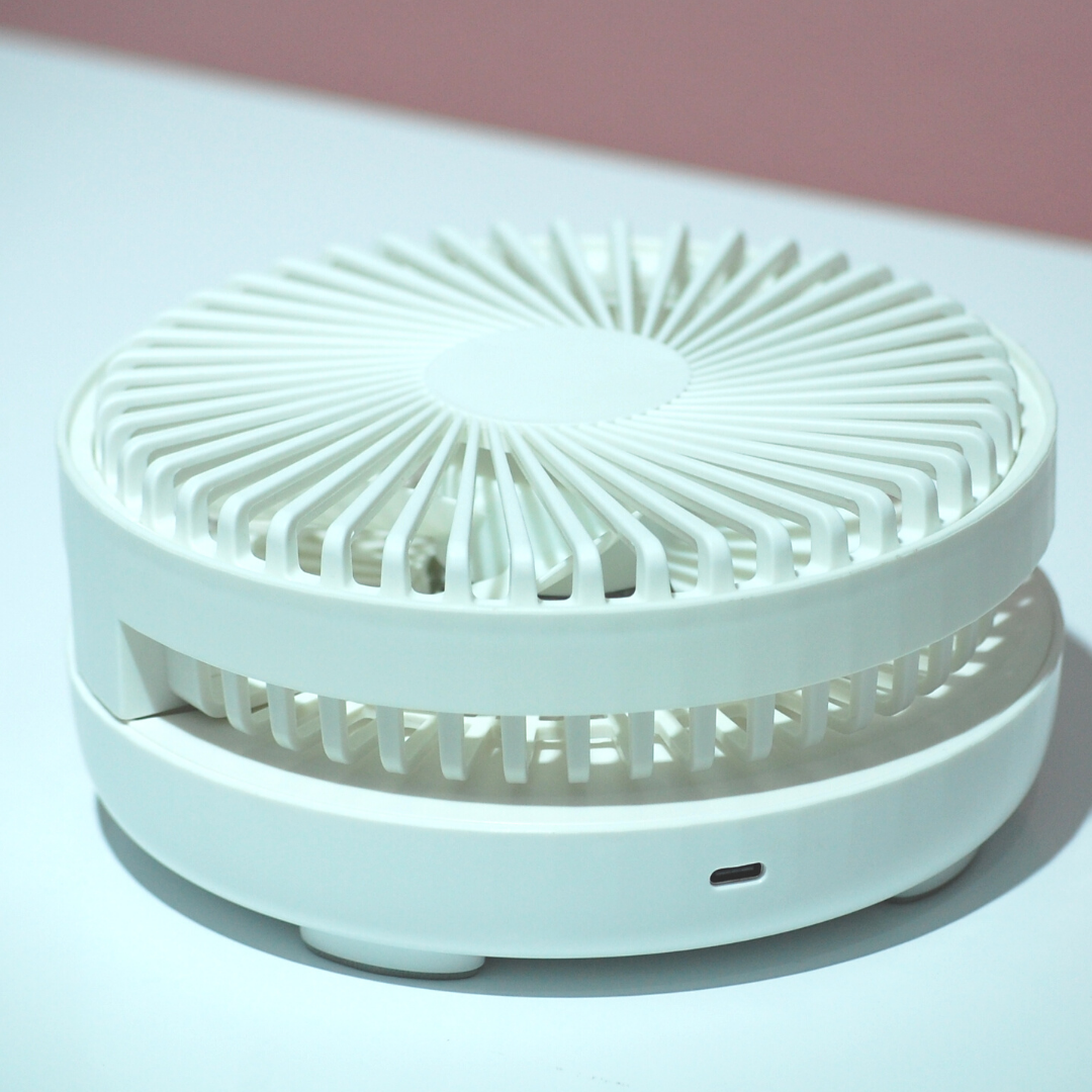 Compact Foldable Rechargeable Table Fan fs05 - Image 4