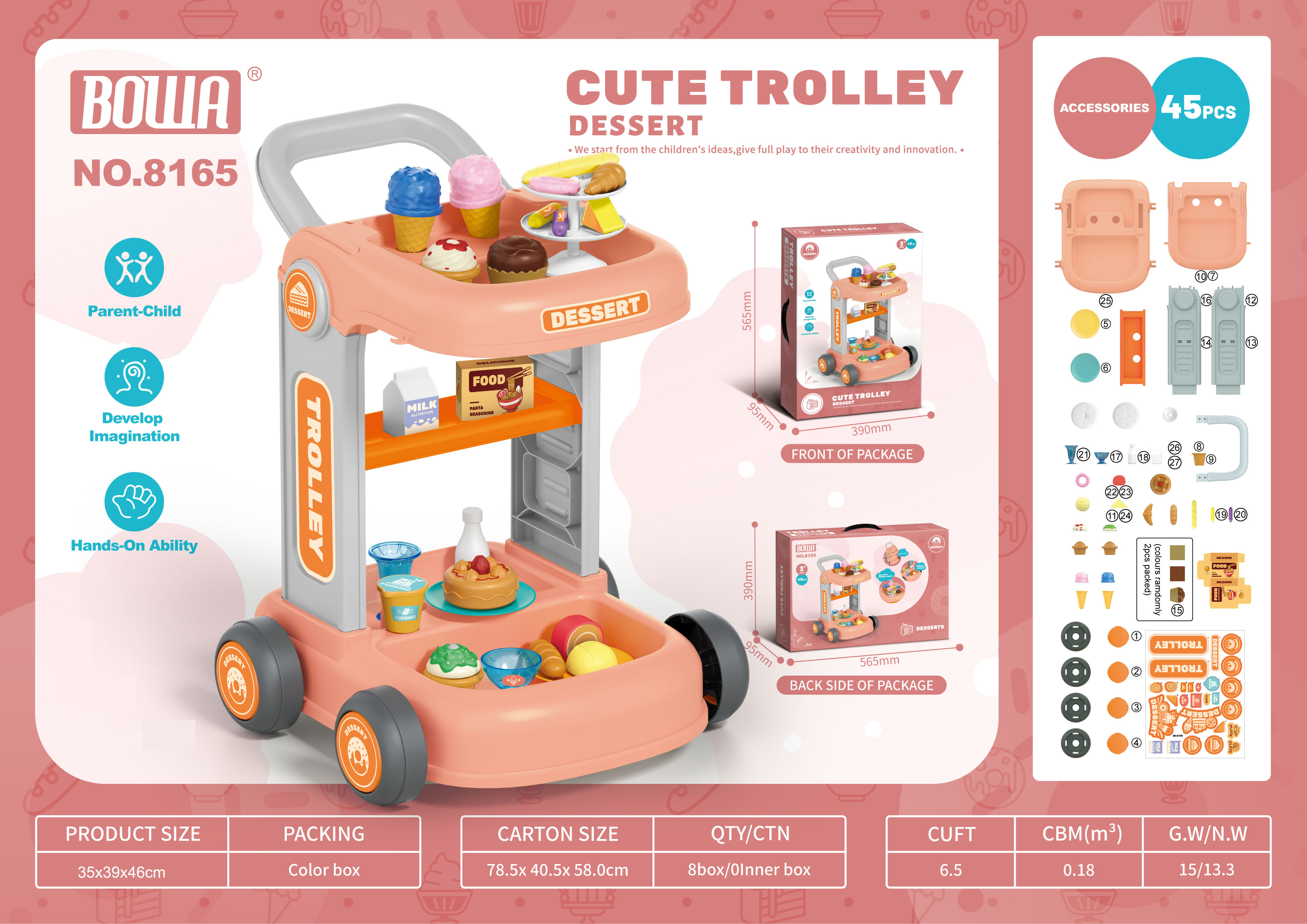 Kiddies Cute Trolley Toy - Image 4