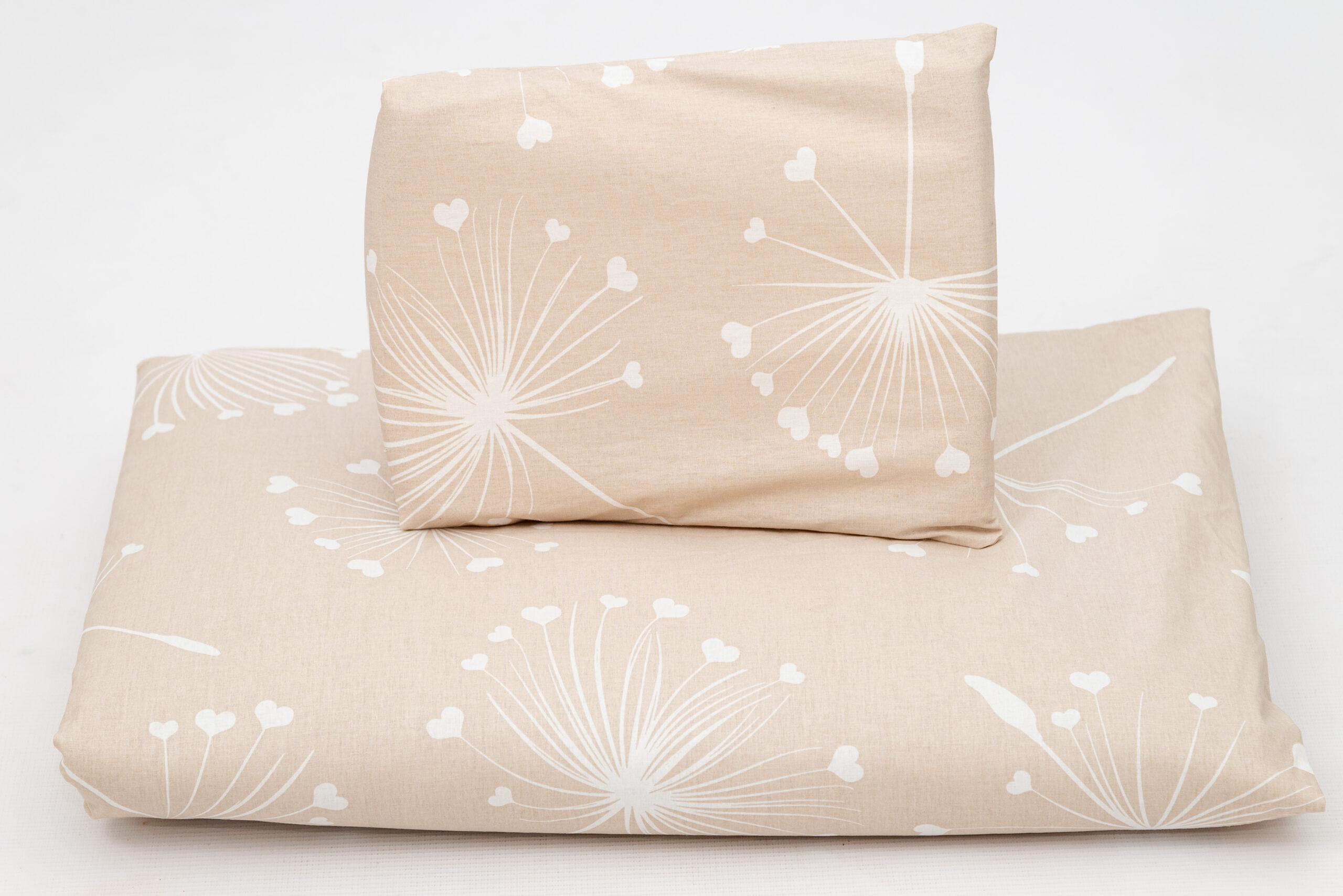 Baby Haven Cot Comforter Set - Beige Dandelion