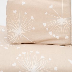 Baby Haven Baby Cot Duvet Set - Beige Dandelion