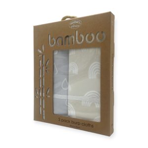 MC Bamboo 2 PK Burp Cloths