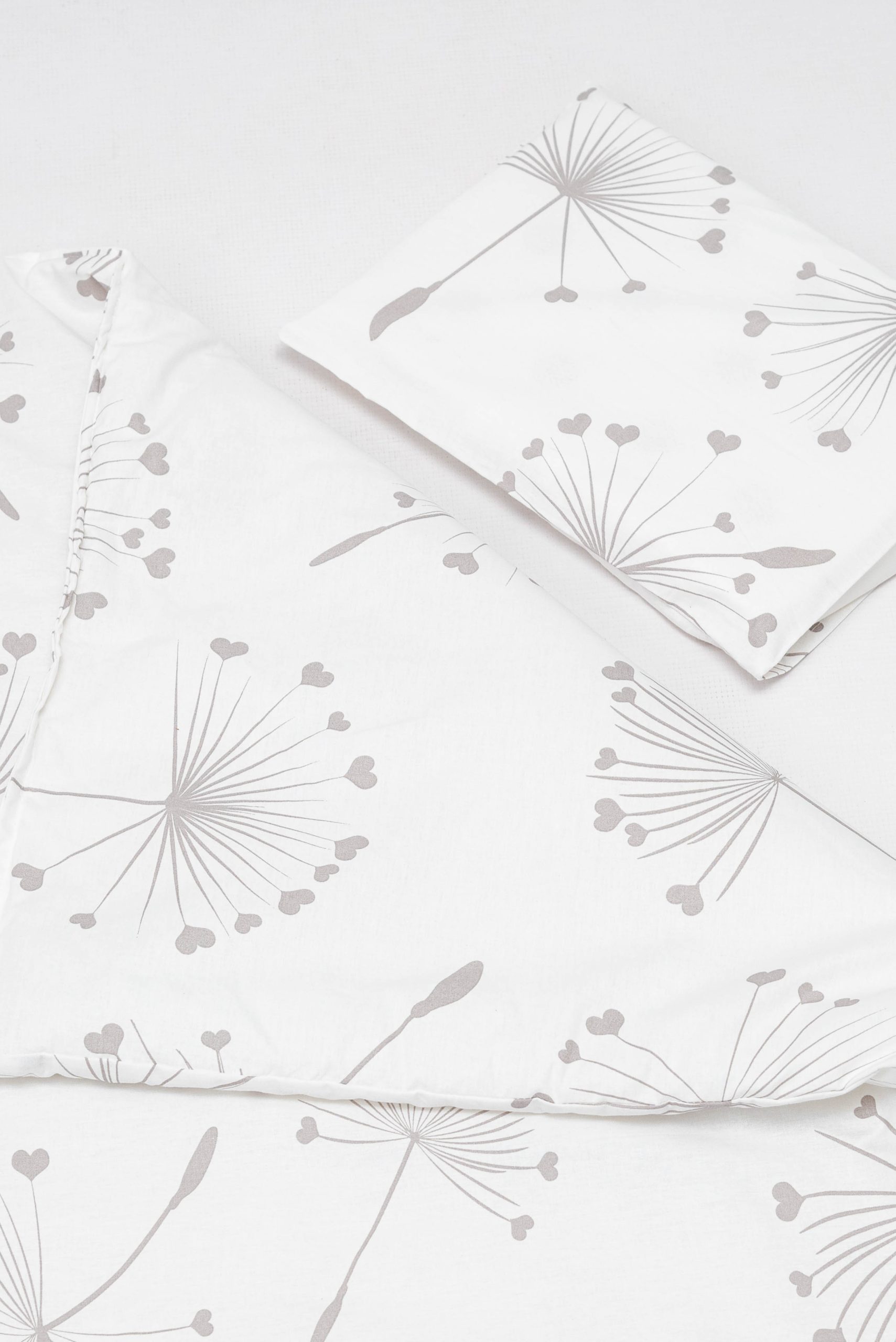 Baby Haven Cot Comforter Set - Grey Dandelion