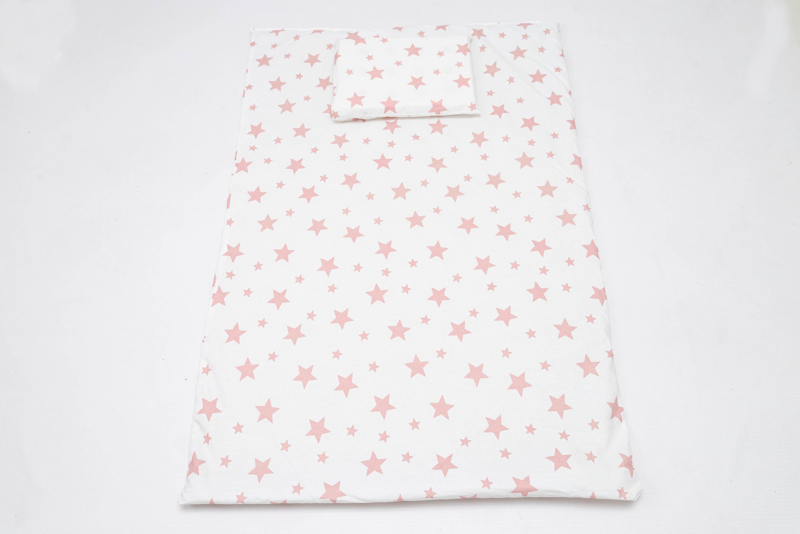 Baby Haven Baby Cot Duvet Set - Pink Stars
