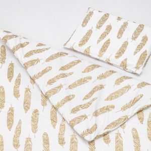 Baby Haven Cot Comforter Set - Gold Leaf