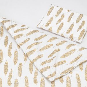 Baby Haven Cot Comforter Set - Gold Leaf