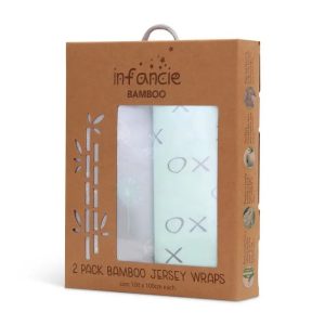 Mother's Choice Infancie Bamboo 2PK Jersey Wrap