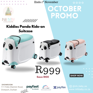 Panda Ride-On Trolley Suitcase Monhtly Promo