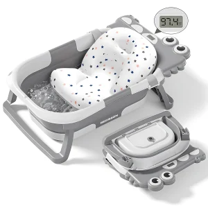Redisson Foldable Bathtub with Cushion & Thermometer