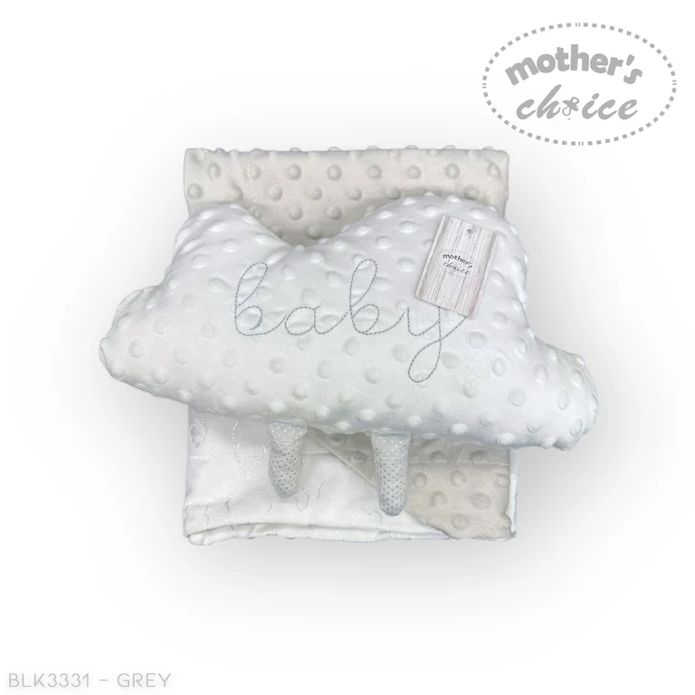 Mother's Choice Gift Box Sherpa Blanket & Pillow Set - Image 2