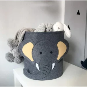 Kiddies Grey Laundry Basket