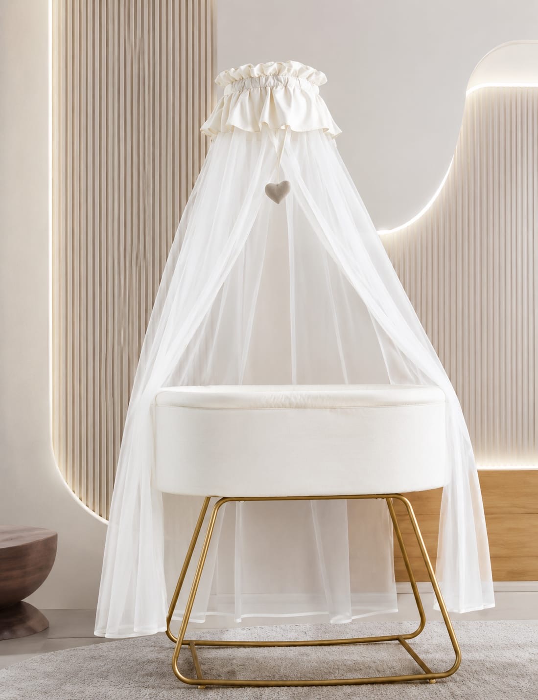 Elegant Baby Bassinet Cradle - Image 2