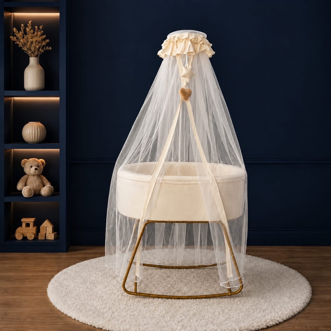 Elegant Baby Bassinet Cradle