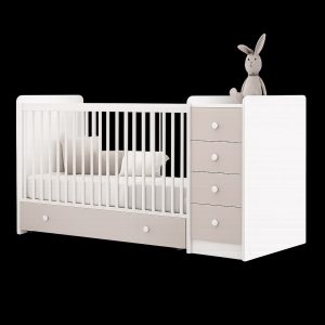 DreamNest Standard Baby Cot with Storage and Changer